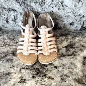 Cat and Jack Toddler Light Girl Pink Gladiator sandals- size 7